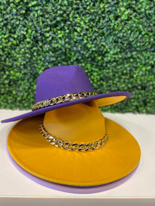 Gold Chain Fedora