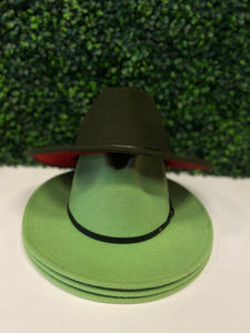 Fedora Hat with Leather Belt